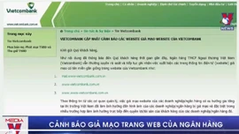 Cảnh báo giả mạo trang web của ngân hàng