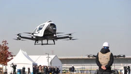 Drone taxi bay chuyến đầu tiên ở Hàn Quốc