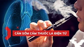 Cần sớm cấm thuốc lá điện tử