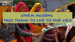 Chiêm ngưỡng 'trực thăng' tự chế từ phế liệu