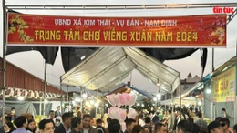 Du khách trẩy hội chợ Viềng, Nam Định