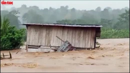 Lũ lụt nhấn chìm hàng loạt nhà cửa, gây ngập úng diện rộng ở Colombia