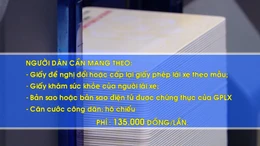 Cấp đổi giấy phép lái xe tại công an xã, phường từ ngày 1/3